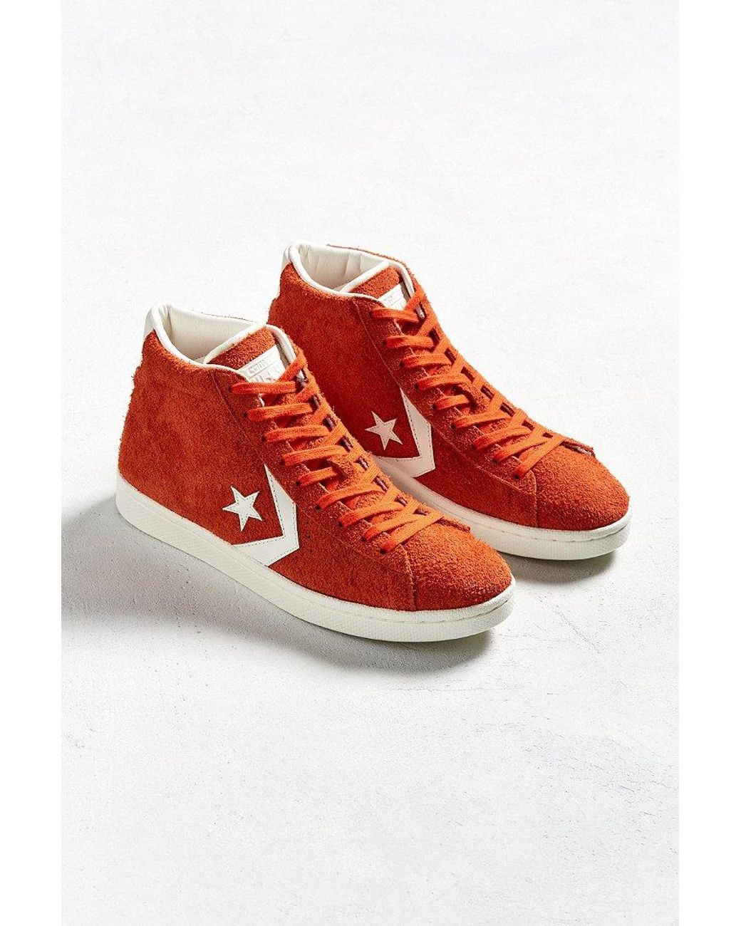 Converse Pro Suede 76 High Top Sneaker in Red for Men Lyst